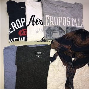 6 Shirt Aeropostale / Misc Bundle Size M